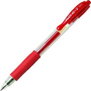 Zseléstoll 0,25 Pilot G-2 nyomógombos toll piros Írószerek PILOT BL-G2-5-R