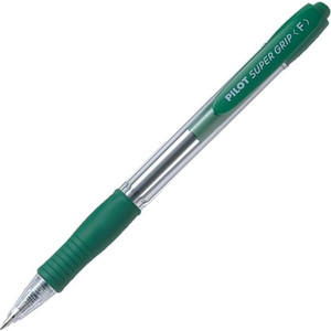 Toll golyós 0,27 Pilot Super Grip nyomógombos zöld Írószerek PILOT BPGP-10R-F-G