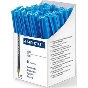 Toll golyós 0,3 Staedtler Stick Document 430F kupakos fekete Írószerek STAEDTLER 430 F-9
