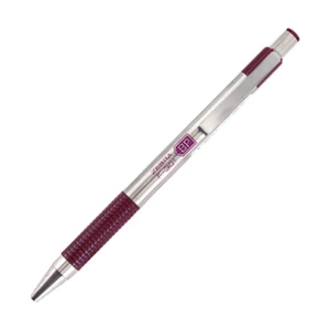 Toll Zebra F-301 0,7mm bordó tolltest/kék színű tinta nyomógombos golyóstoll Tollbetét: F-07