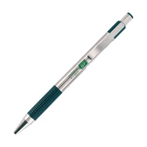 Toll Zebra F-301 0,7mm zöld tolltest/kék színű tinta nyomógombos golyóstoll Tollbetét: F-07