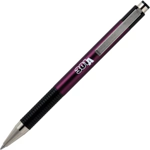 Toll Zebra F-301A 0,7mm metál mályva tolltest/kék színű tinta/ nyomógombos golyóstoll Tollbetét: F-07