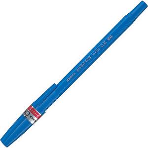 Toll Zebra H-8000 super fine C kék, 0,5mm kupakos golyós toll ZEB-0009
