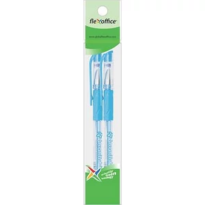 Zseléstoll 0,2 Flexoffice Handle kupakos 2db kék Írószerek FLEXOFFICE FO-GEL016BLUEBL