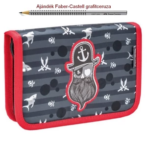 Tolltartó Belmil kihajtható 21 Cool Bag Pirates 335-74 Pencil Case 14x20,5x3,5cm