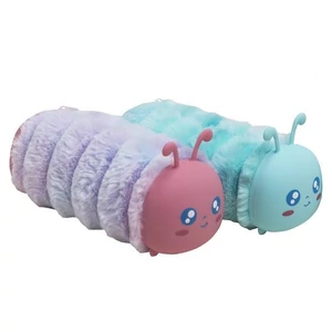 Tolltartó cipzáras szőrme-szilikon EXACOMPTA "Caterpillar" vegyes színek