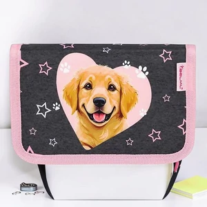 Tolltartó klapnis cipzáras BELMIL "Starry Paws" kutya golden retriever