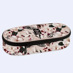 Tolltartó nagy Ars Una 24' Körzippes Flowery pink (5375) 24 54940858 Egyrekeszes zsebbel és írószert