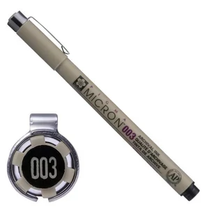 Tűfilc 0,15mm Pigma Micron 003, black