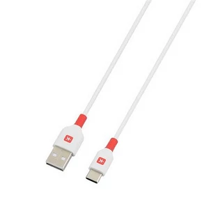 Töltőkábe USB-A/USB-C 2m SKROSS fehér 