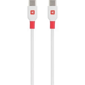Töltőkábe USB-C/USB-C 1,2m SKROSS fehér 