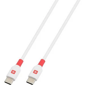 Töltőkábe USB-C/USB-C gyorstöltés 2m SKROSS fehér