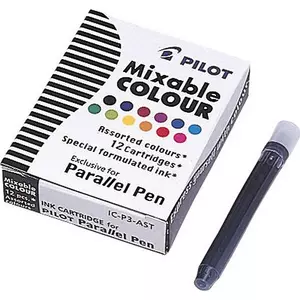 Töltőtoll patron Pilot Parallel Pen 10színű Írószerek PILOT IC-P3-AST