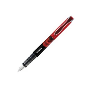 Töltőtoll Zebra 0,6 mm, Fountain pen, piros 