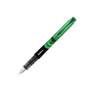 Töltőtoll Zebra 0,6 mm, Fountain pen, zöld