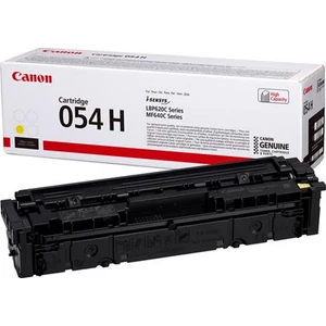 Toner lézer Canon lézer, CRG-054 sárga, 2,3k