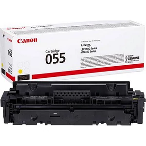 Toner lézer Canon lézer, CRG-055 sárga, 2,1k