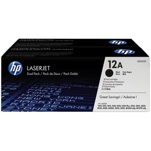 Toner lézer HP2612D Q2612A fekete 2X2k HP
