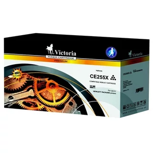 Toner Victoria 255X fekete, 12,5k LaserJet P3015 géphez