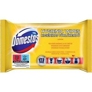 Törlőkendő nedves univerzális Domestos citrom 60db-os KHT477