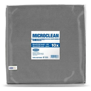 Törlőkendő univerzális 10db 32x32cm BONUS MicroCLEAN szürke