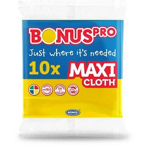 Törlőkendő univerzális 10db BONUS MAXI sárga