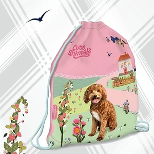 Tornazsák Ars Una sportzsák Cute Animals Doggie (5458) 25 53564580 Könnyű erős tartós anyagból