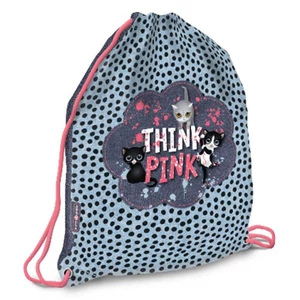 Tornazsák Ars Una sportzsák Think Pink - cicás (5258) 23 53562852 Könnyű erős tartós anyagból
