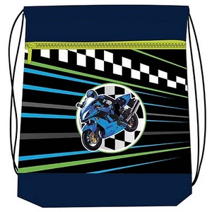 Tornazsák Belmil 25 Superbike 2 motoros, motor mintás 336-91 43x45cm hálós sportzsák Gym Bag