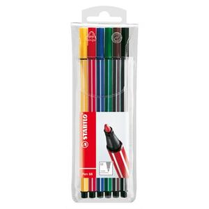 Filckészlet 6 Stabilo Pen 68 1mm-es 6színű készlet Írószerek STABILO 6806/PL