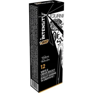 Tűfilc 0,4mm BIC Intensity fekete