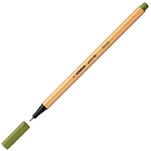 Tűfilc 0,4mm Stabilo Point 88, sárzöld TST8837