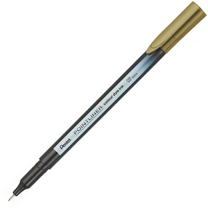 Tűfilc 0,4mm PENTEL Pointliner" aranybarna