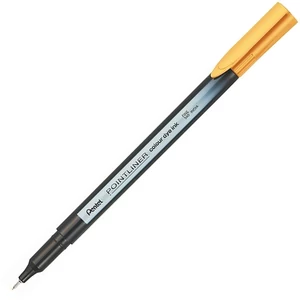 Tűfilc 0,4mm PENTEL Pointliner" okkersárga