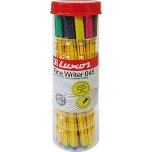 Tűfilc 20-as Luxor 0,45mm Fine Writer 20db/készlet