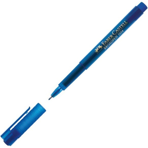 Faber-Castell tűfilc 0,8mm Broadpen 1554 fineliner kék tűfilc, toll 155451