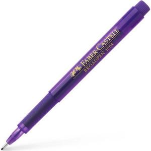Faber-Castell tűfilc 0,8mm Broadpen 1554 fineliner lila tűfilc, toll 155436