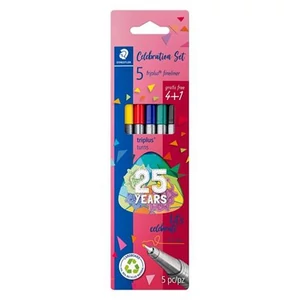 Tűfilc készlet 5 Staedtler 0,3mm, Triplus 334 TS334BK5TA