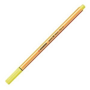 Tűfilc neon sárga Stabilo Point 88'/024, 0,4mm-es Írószerek STABILO 88/024