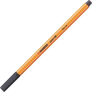 Tűfilc payne szürke Stabilo Point 88'/98, 0,4mm-es Írószerek STABILO 88/98
