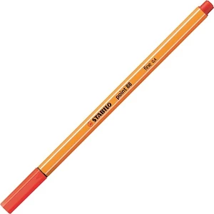 Tűfilc világos piros Stabilo Point 88'/48, 0,4mm-es Írószerek STABILO 88/48