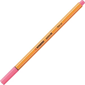 Tűfilc világos rózsa Stabilo Point 88'/29, 0,4mm-es Írószerek STABILO 88/29