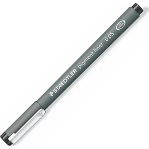 Tusfilc fekete Staedtler Pigment Liner 0, 05mm Írószerek STAEDTLER 308 005-9