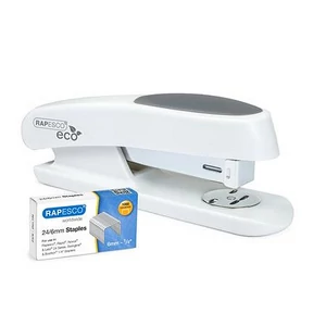 Tűzőgép 45832 20lap antibakteriális RAPESCO Germ-Savvy ECO Sting Ray fehér