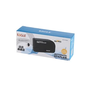 Tűzőgép Eagle elektromos 20 lap, 24/6 elemmel és adapterrel működtethető sötétszürke