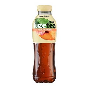 Üdítőita szénsavmentes 0,5l FUZETEA ZERO barack-rózsa