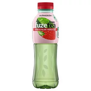 Üdítőita szénsavmentes 0,5l FUZETEA zöld tea eper-aloevera