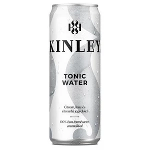 Üdítőital szénsavas 0,25 dobozos KINLEY tonic-citromfű
