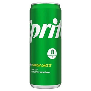 Üdítőital szénsavas 0,33 dobozos SPRITE citrom és lime