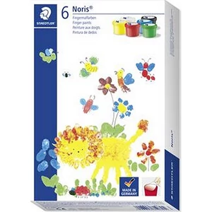 Ujjfesték Staedtler Noris Junior, 6 különböző szín Festékek és kiegészítők